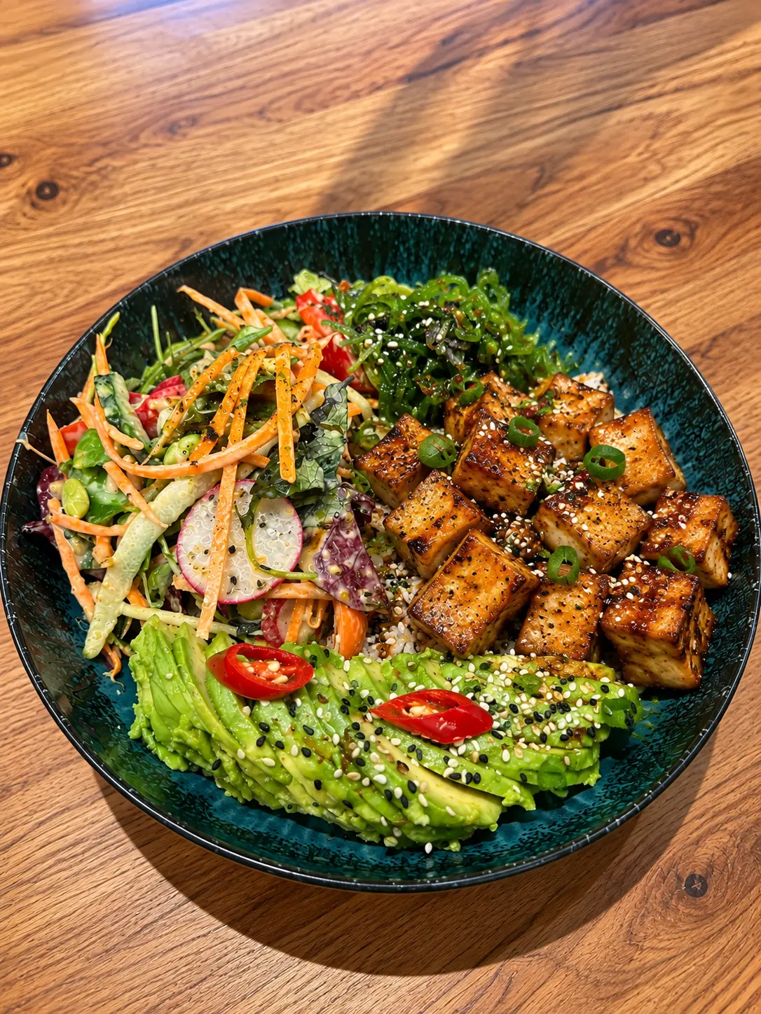 Fitness Bowl Marinierter Tofu